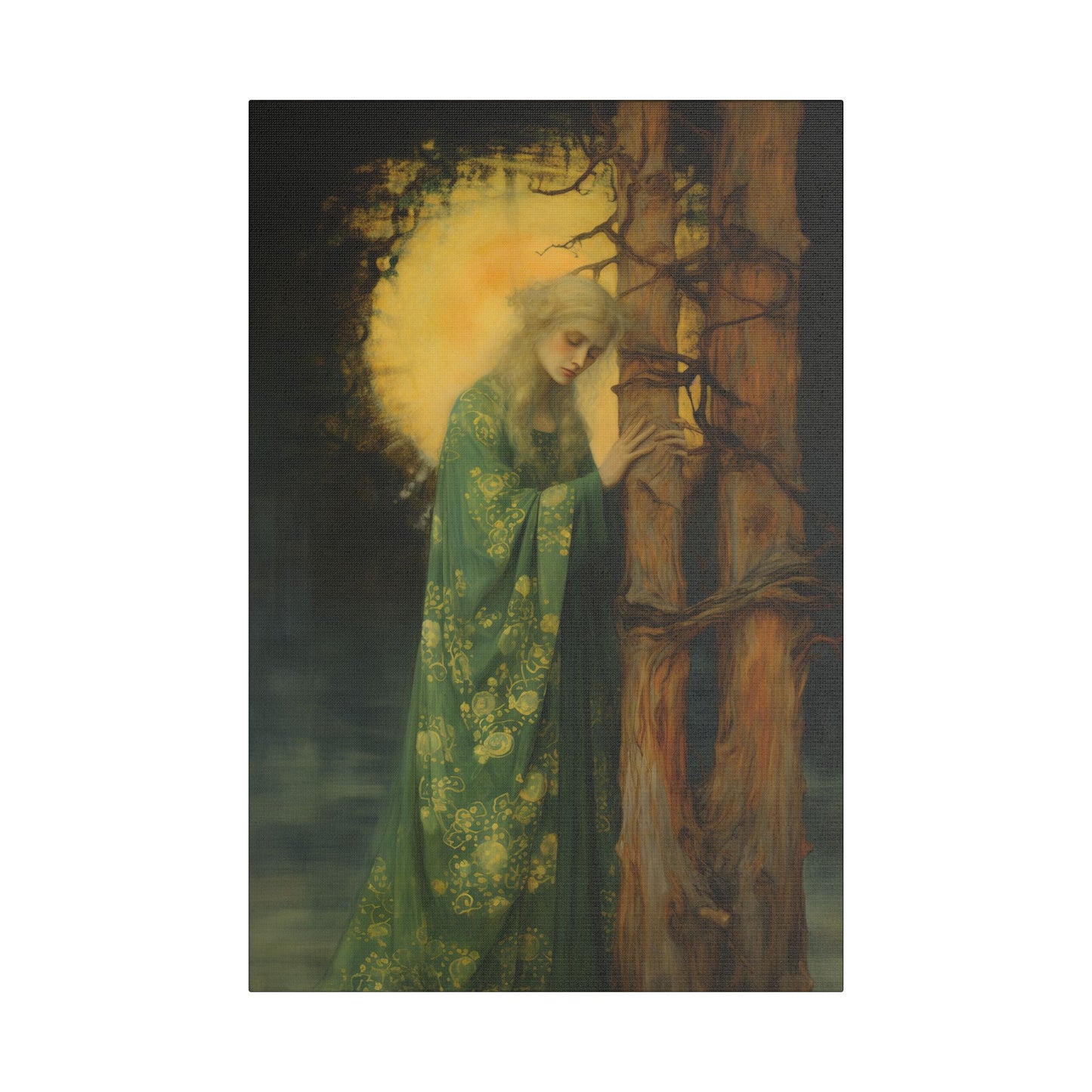 Saint Afra Canvas Print - Multiple Sizes - Catholic Home art - Gallery Wrapped Canvas - Sanctified Souls Print