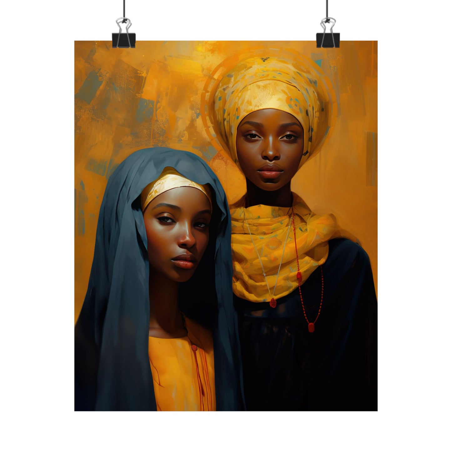 Saint Perpetua and Saint Felicity Print - Sanctified Souls Print - Multiple Sizes - Premium Matte Vertical Posters