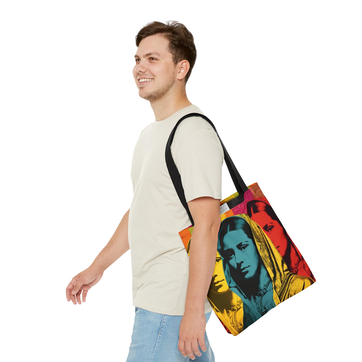 Our Lady of Guadalupe Tote Bag - Catholic faith inspired carry-all purse - day to day bag