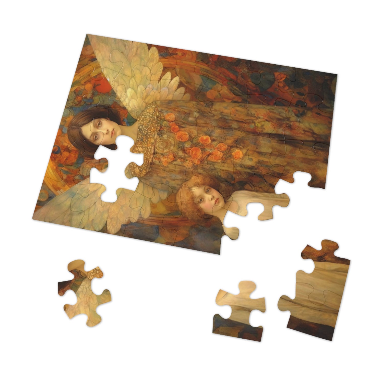 Heavens Guardians - Puzzle and Keepsake Tin - Religious Jigsaw Puzzle (30, 110, 252, 500,1000-Piece) - Religious Puzzle - Angel Art