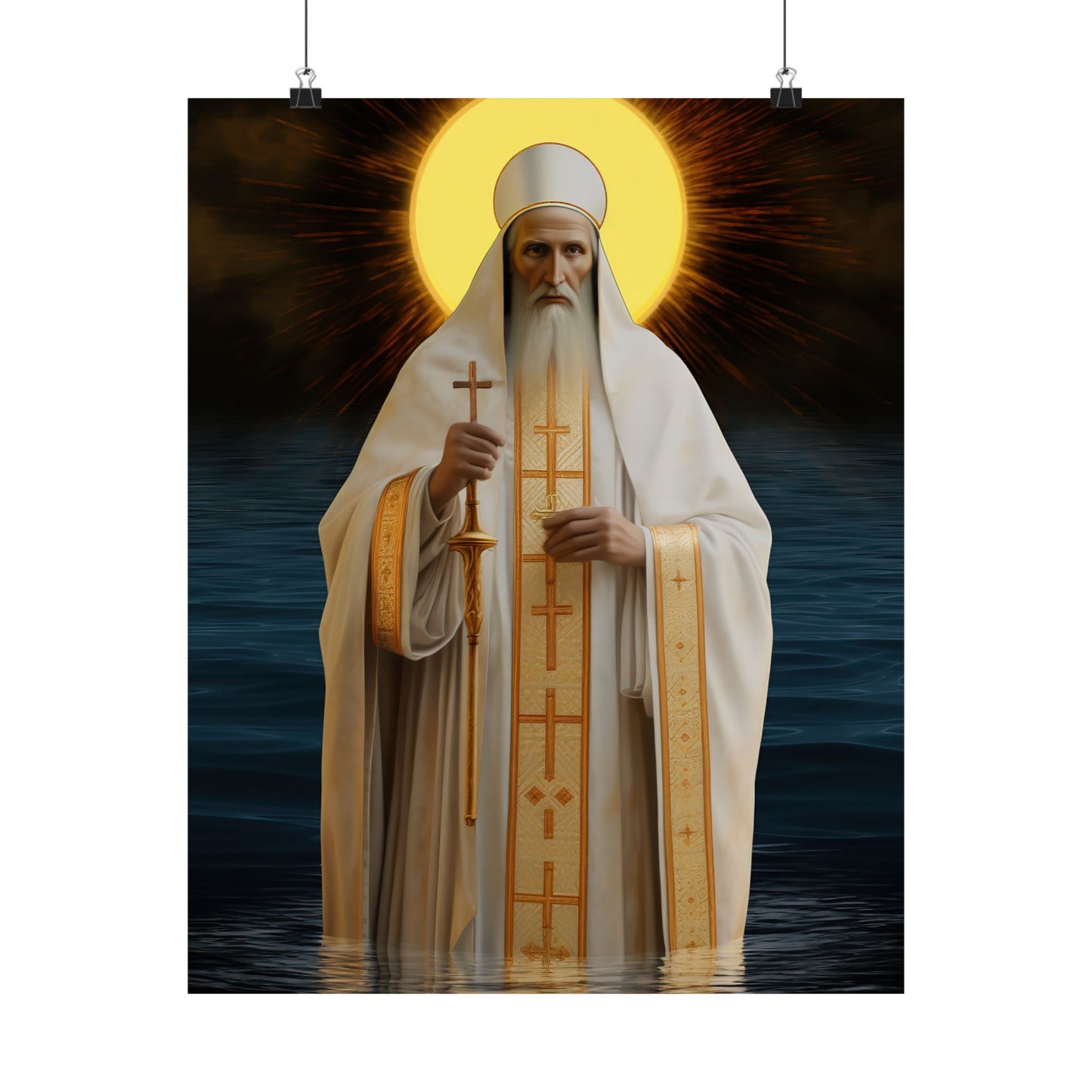 Saint Innocent of Alaska - Sanctified Souls Print - Multiple Sizes - Premium Matte Vertical Posters