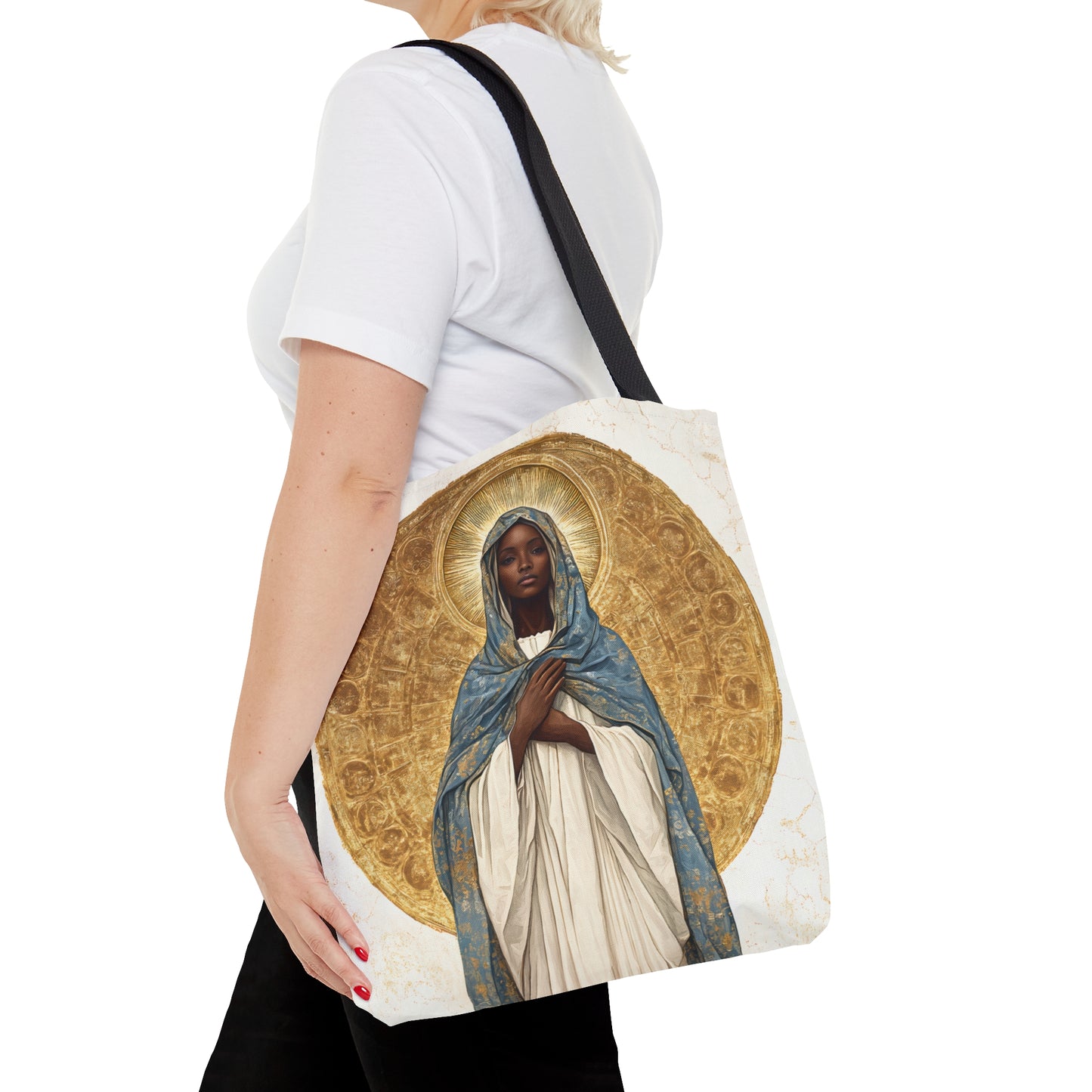 Our Lady of Kibeho- The Vision of Divine Peace Tote Bag - Large Medium Small Faith Art Bag - Catholic Faith Purse - Religious Carry All