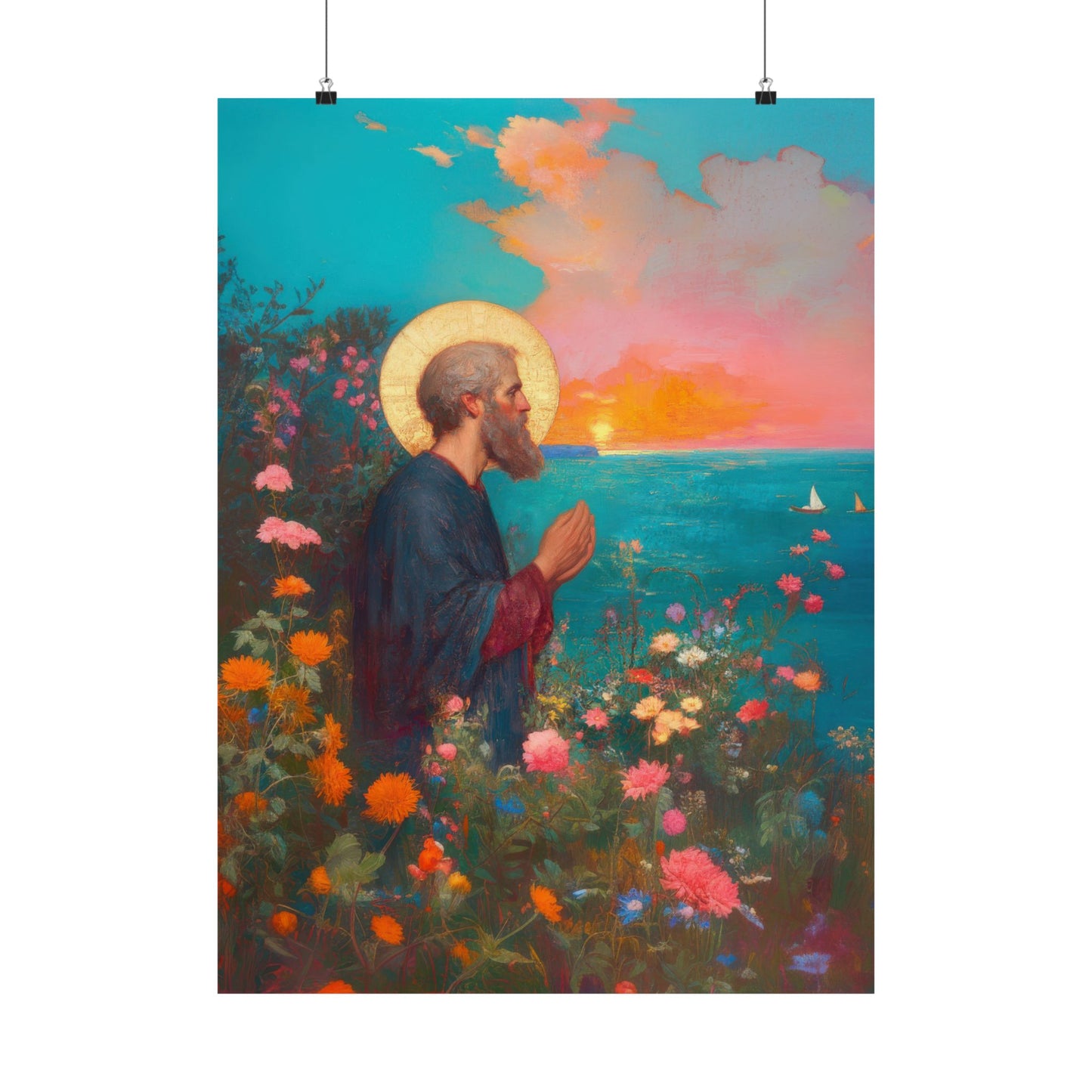 Saint Philip the Apostle - Sanctified Souls Print - Multiple Sizes - Premium Matte Vertical Posters