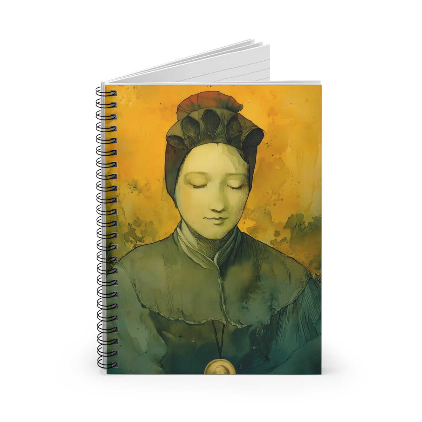 Saint Magdalene of Canossa - Sanctified Souls Art - Religious Based Notebook - Spiral Notebook - Ruled Line