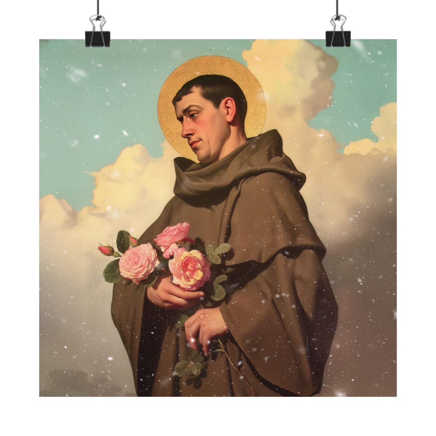 Saint Didacus of Alcala - Sanctified Souls Print - Multiple Sizes - Premium Matte Vertical Posters