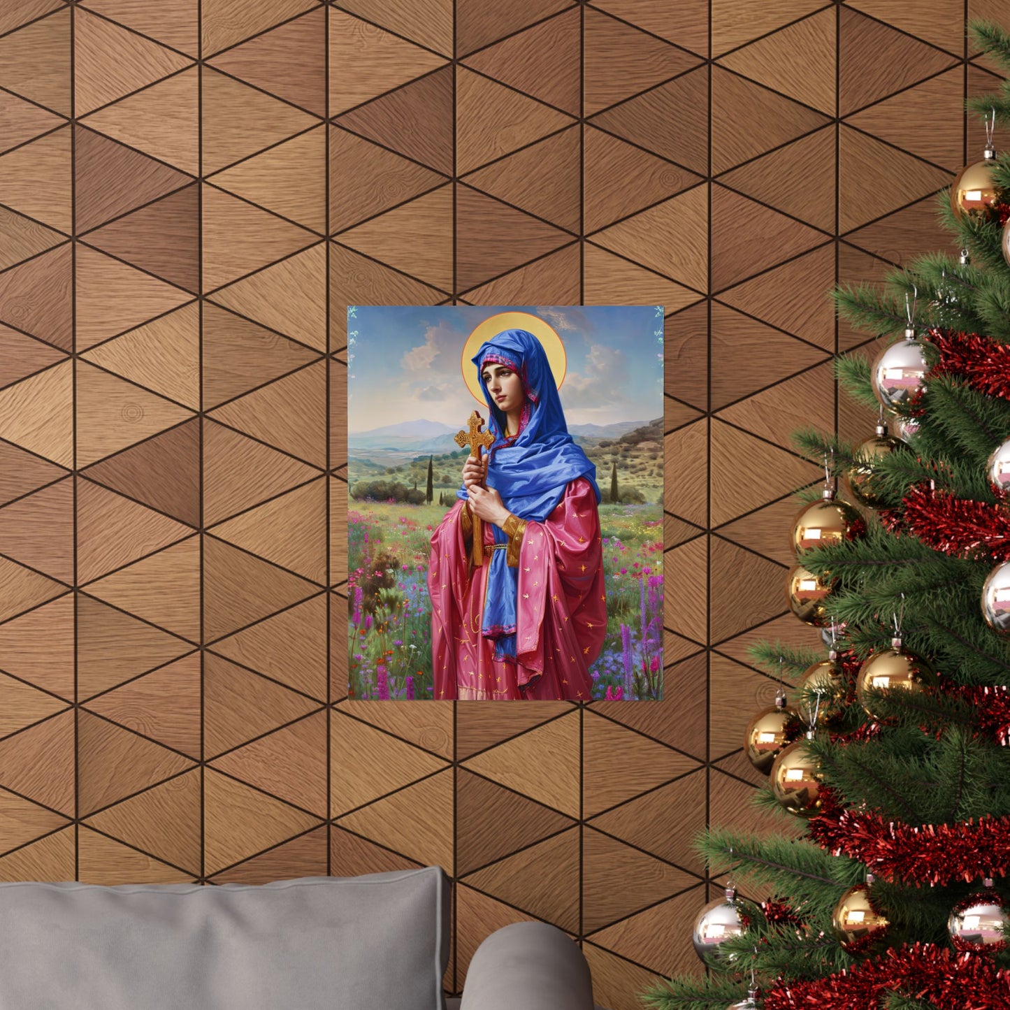 Saint Anysia of Salonika  - Sanctified Souls Print - Multiple Sizes - Premium Matte Vertical Posters