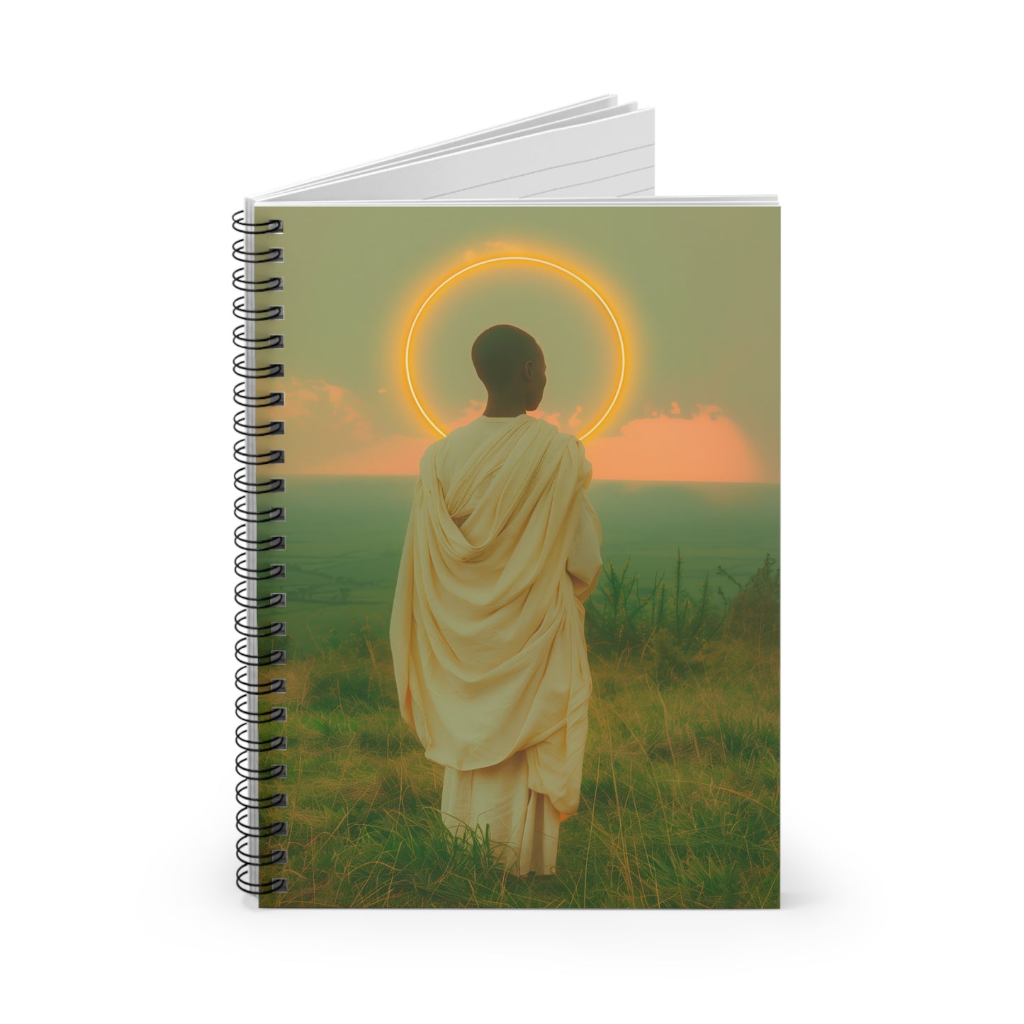 Saint Charles Lwanga - Sanctified Souls Art - Religious Based Notebook - Spiral Notebook - Prayer journal