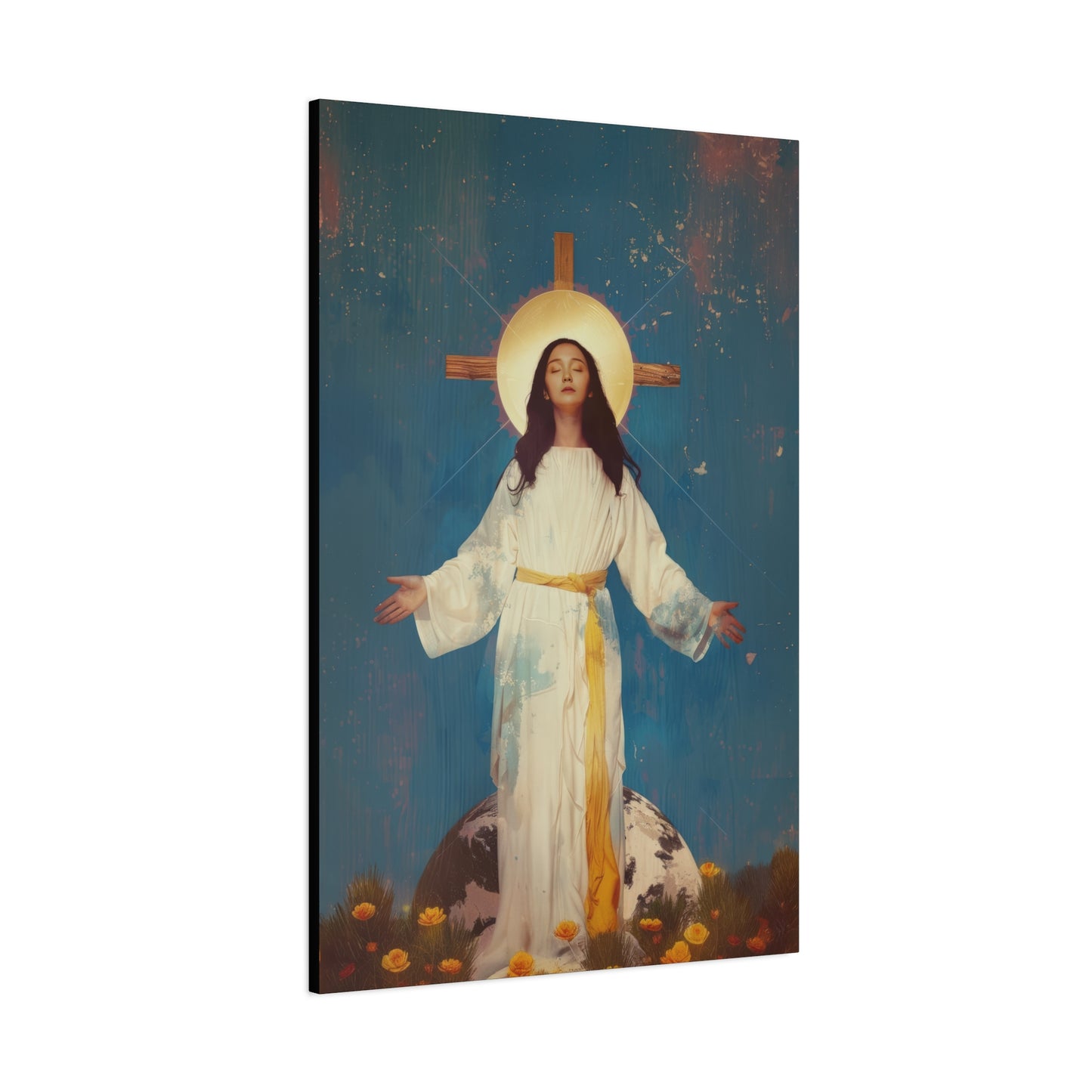 Our Lady of Akita - Mother Mary - Gallery Wrapped Canvas - Print - Religious Art for your Home - Catholic