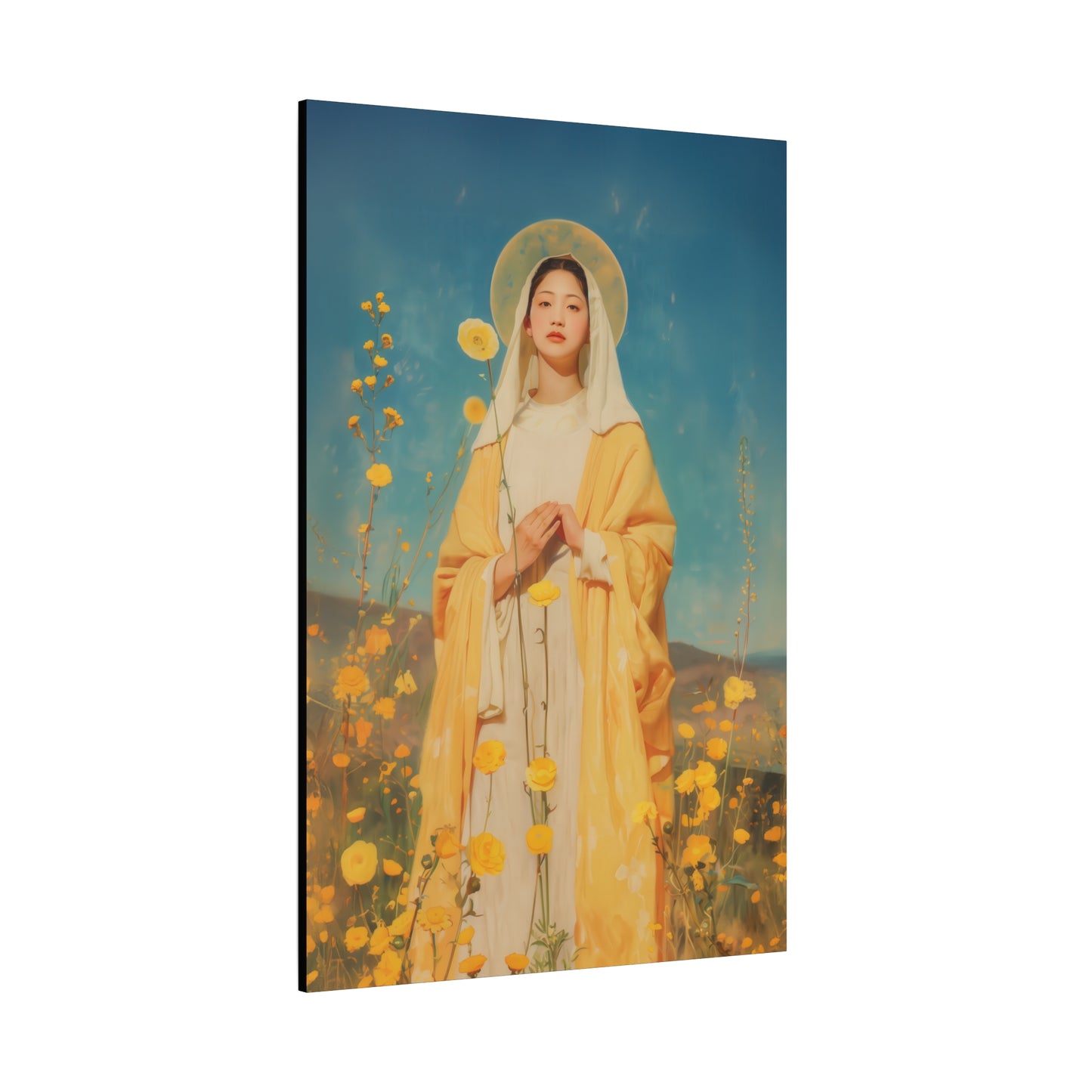 Saint Agatha Lin - Gallery Wrapped Canvas - Print - Religious Art for your Home - Catholic Art