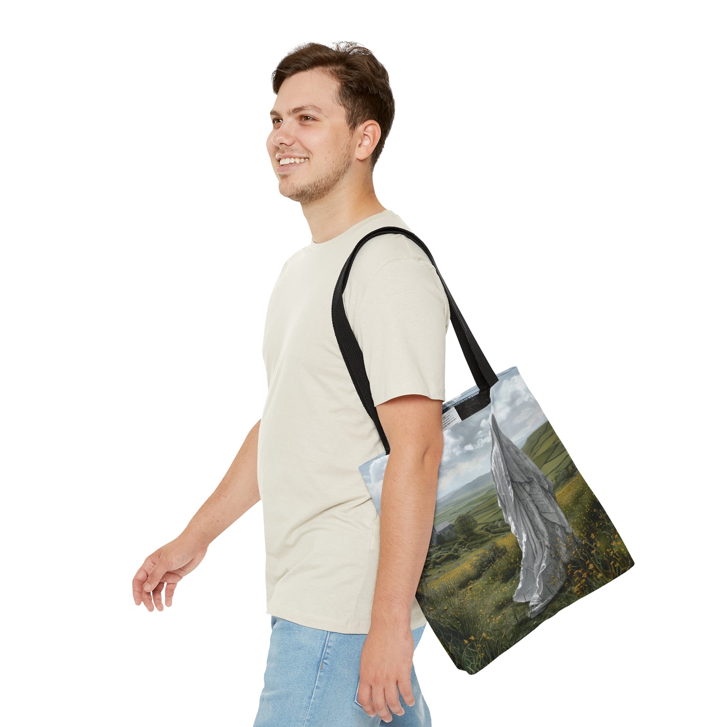 Saint Ælfthryth of Crowland / Saint Alfreda Tote Bag - Large Medium Small Faith Art Bag - Catholic Faith Purse - Religious Carry All