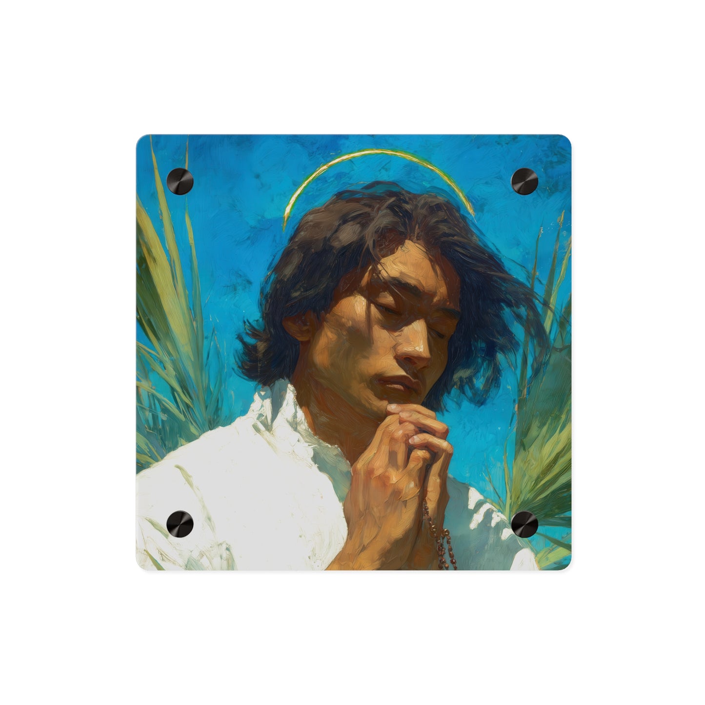 Saint Lorenzo Ruiz Wall Art Panel - Ready to Hang Acrylic Print - Catholic Saint Art - Patron Saint Print - Martyr Art