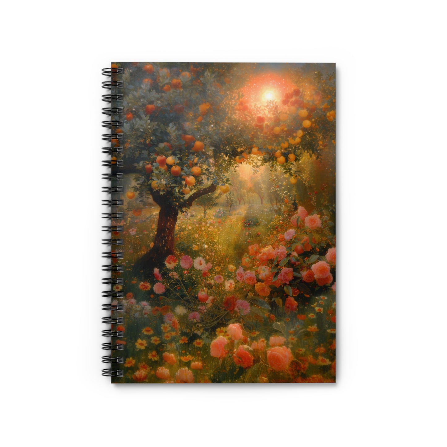 Eden in the Morning of the World - Sanctified Souls Art - Religious Based Notebook - Spiral Notebook