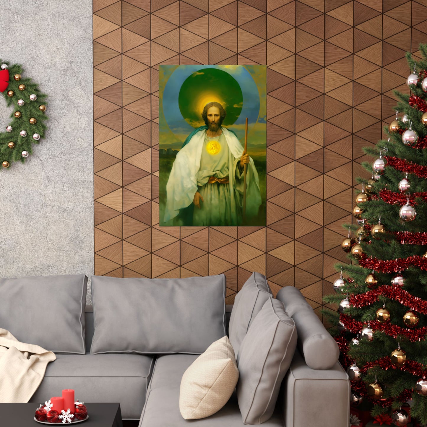 Saint Jude Thaddaeus the Apostle - Sanctified Souls Print - Multiple Sizes - Premium Matte Vertical Posters