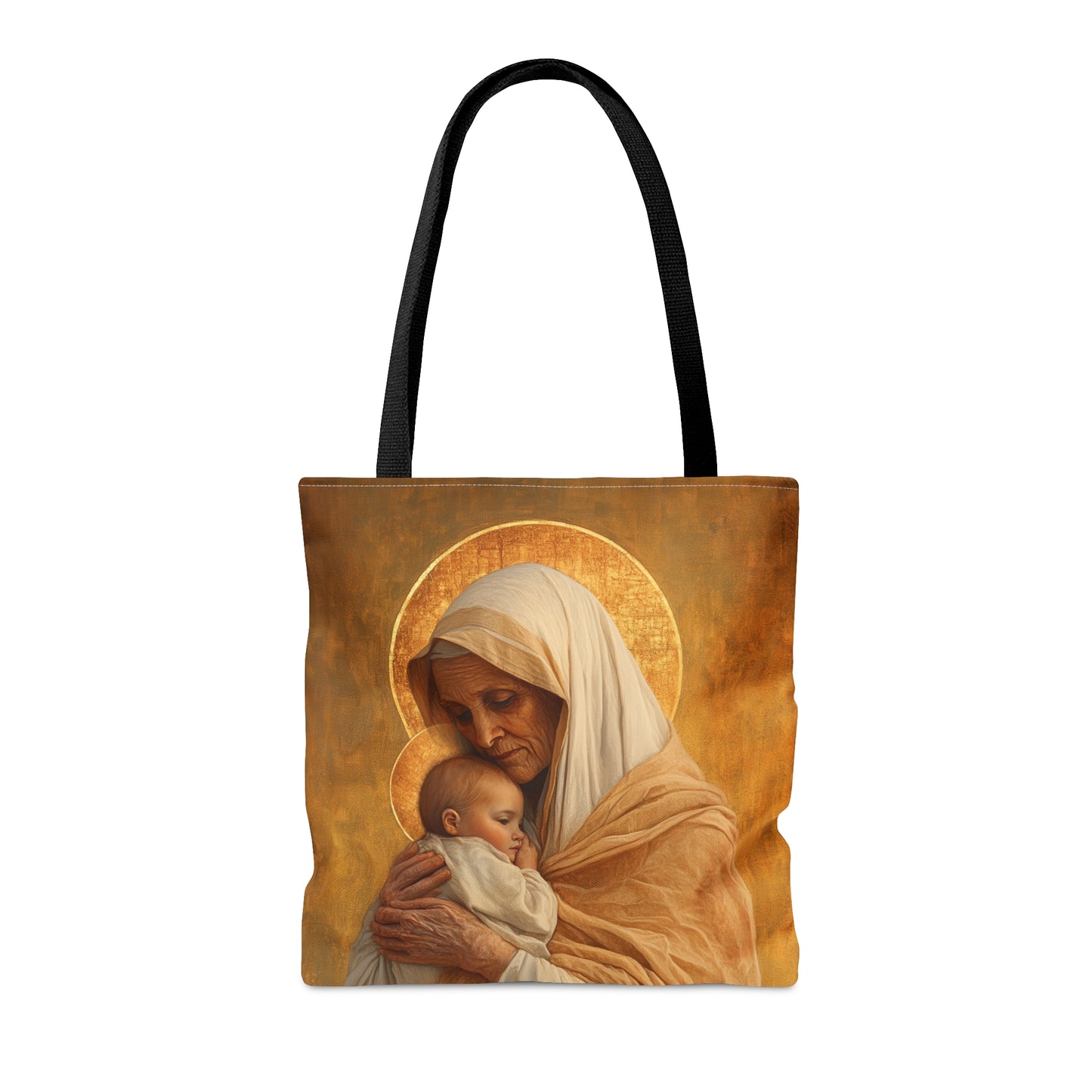 Saint Anna the Prophetess Tote Bag - Large Medium Small Faith Art Bag - Catholic Faith Purse - Religious - Prayer Bag - Devotional Purse