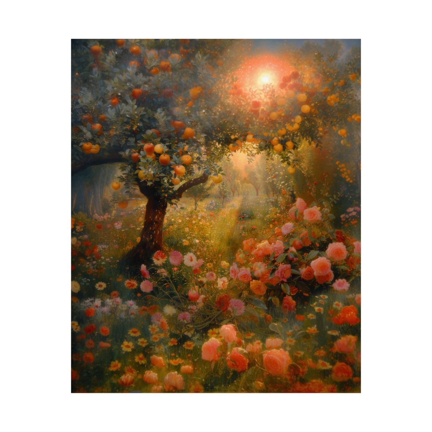 Eden in the Morning of the World - Sanctified Souls Print - Multiple Sizes - Premium Matte Vertical Posters