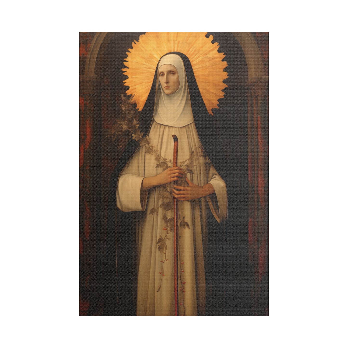 Saint Margaret of Castello - Museum Wrapped Canvas - Sanctified Souls Print - Religious Art for your Home - Blessed Margaret of Castello