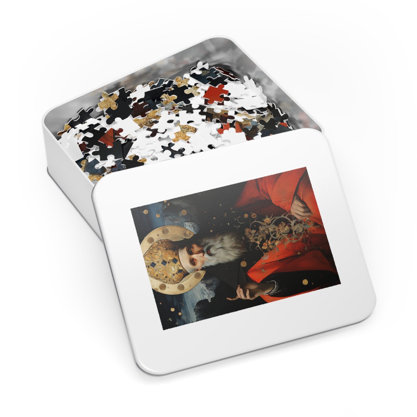 Saint Augustine of Hippo - Puzzle and Keepsake Tin - Religious Jigsaw Puzzle (30, 110, 252, 500,1000-Piece) - Religious Puzzle