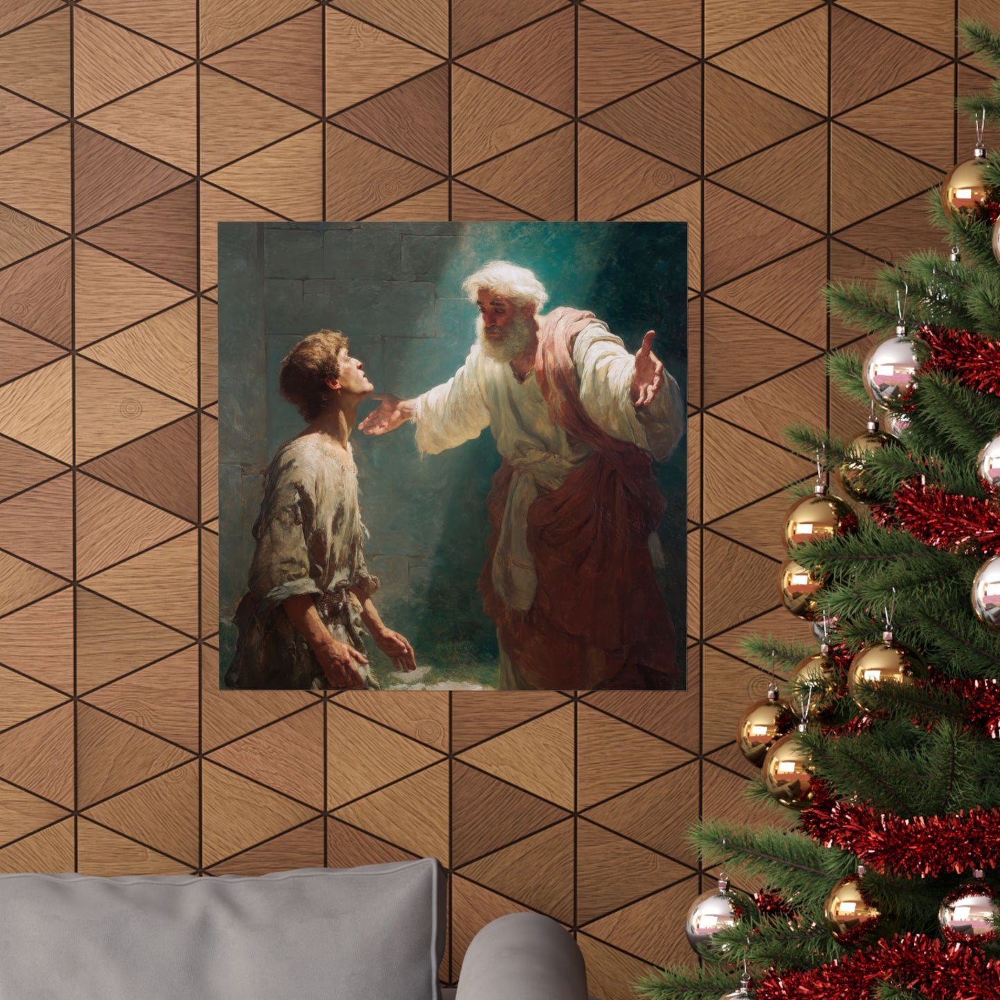 Homecoming of the Prodigal Son - Sanctified Souls Print - Multiple Sizes - Premium Matte Vertical Posters