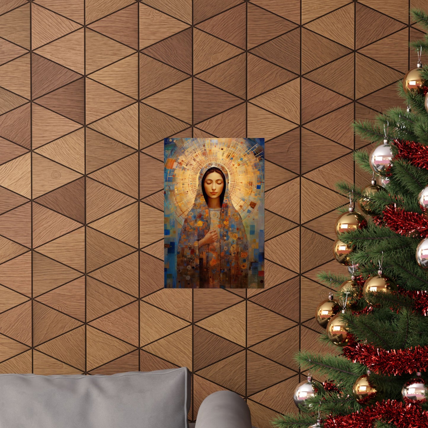 The Virgin of the Americas : Our Lady of Guadalupe - Sanctified Souls Print - Multiple Sizes - Premium Matte Vertical Posters