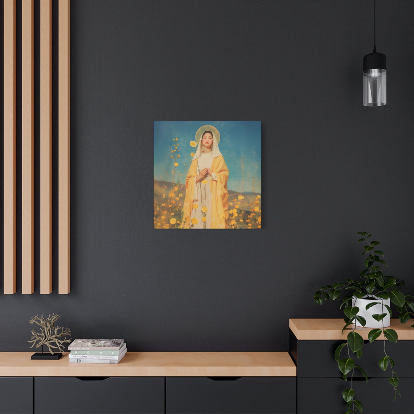 Saint Agatha Lin - Gallery Wrapped Canvas - Print - Religious Art for your Home - Catholic Art