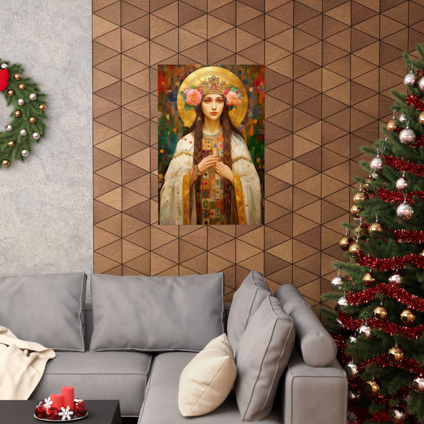 Saint Elizabeth of Hungary - Sanctified Souls Print - Multiple Sizes - Premium Matte Vertical Posters