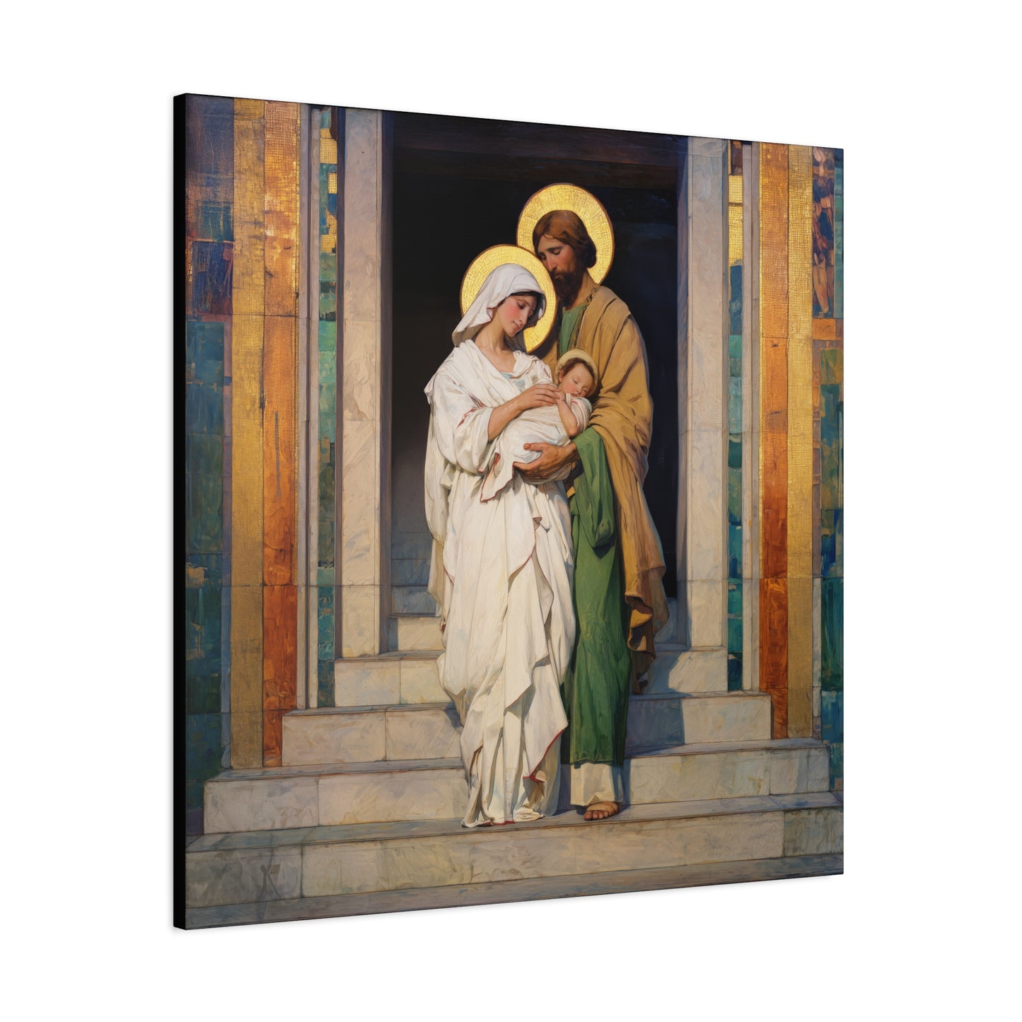 The Feast of the Presentation of the Lord - Holy Family - Gallery Wrapped Canvas - Print - Religious Art for your Home - Catholic art print - prayer room art