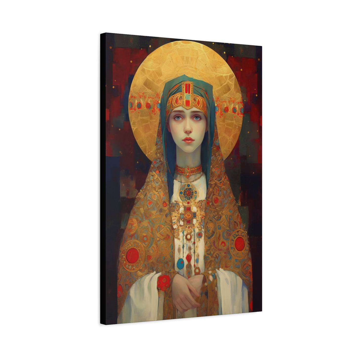 Saint Anastasia of Sirmium - Museum Wrapped Canvas - Sanctified Souls Print - Religious Art for your Home