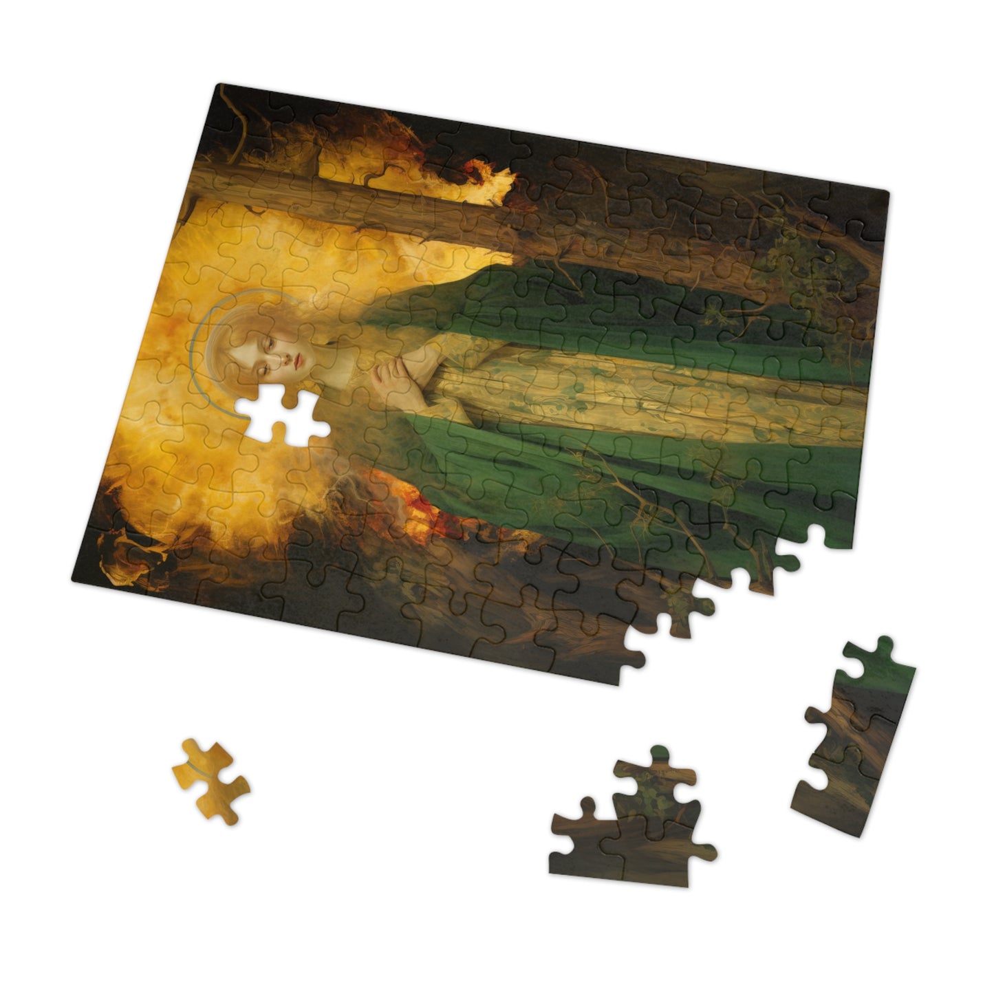 Saint Afra - Puzzle and Keepsake Tin - Religious Jigsaw Puzzle (30, 110, 252, 500,1000-Piece) - Religious Puzzle