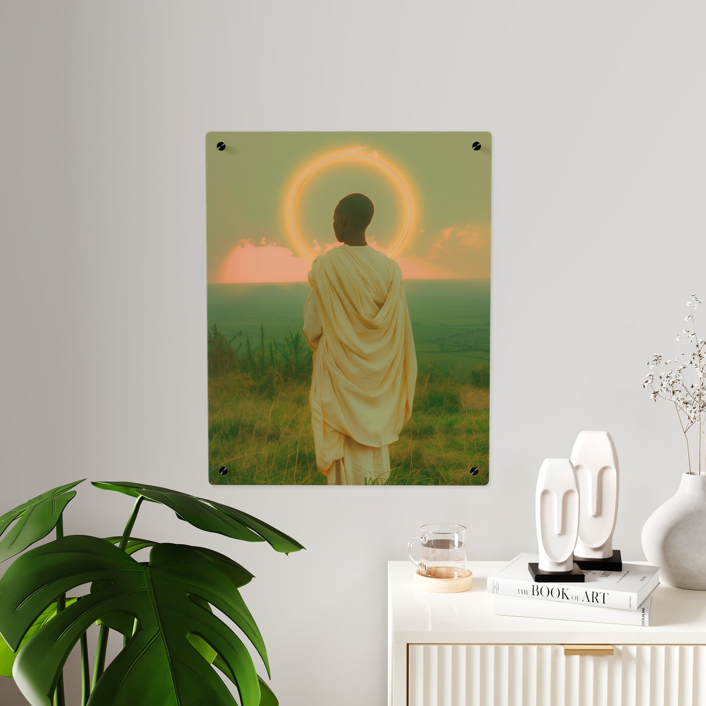 Saint Charles Lwanga Wall Art Panel - Ready to Hang Acrylic Print - Catholic Saint Art - Patron Saint Print - No Frame needed