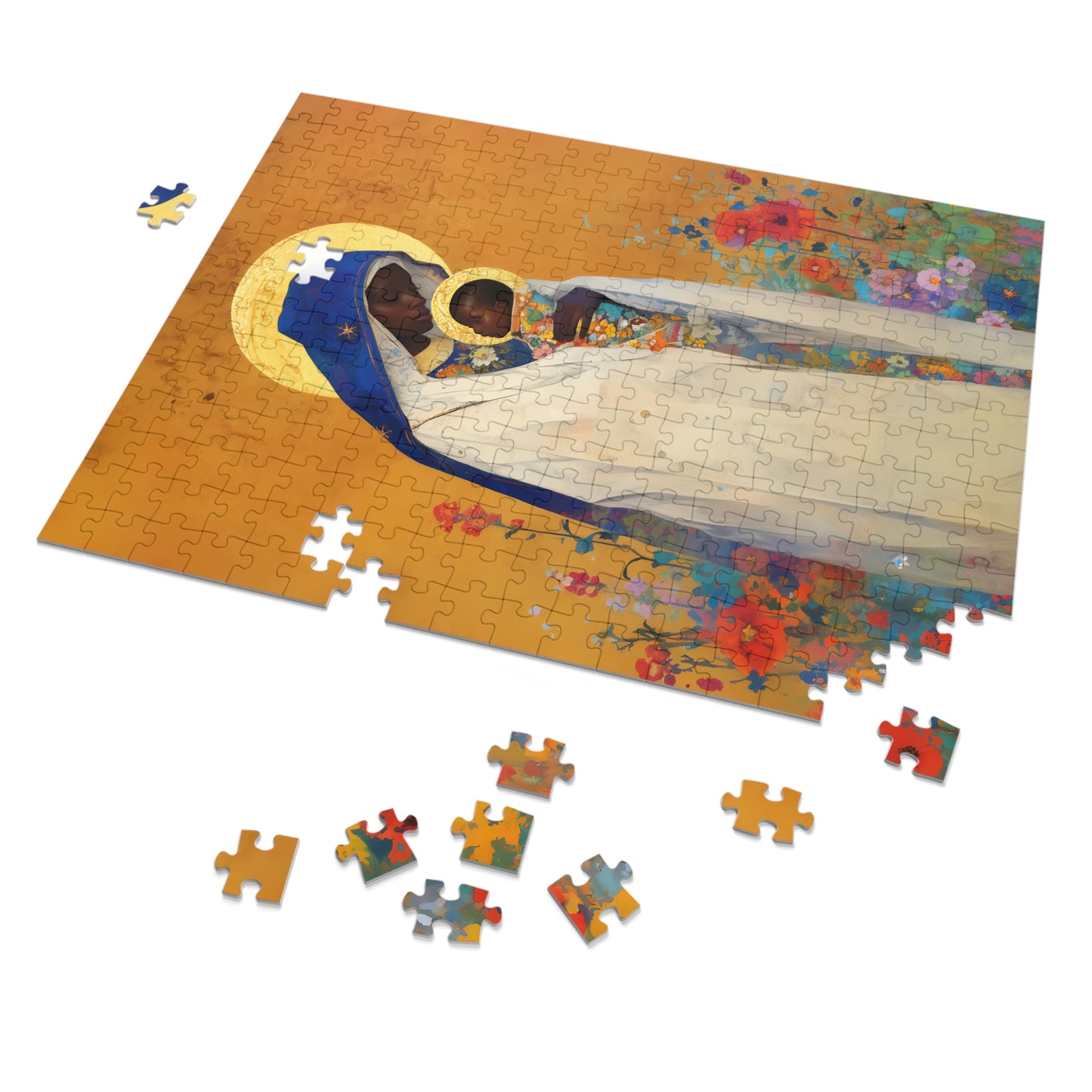 The Divine Embrace- Our Lady of Kibeho's Love - Puzzle and Keepsake Tin - Religious (30, 110, 252, 500,1000) - Religious Puzzle - Religious