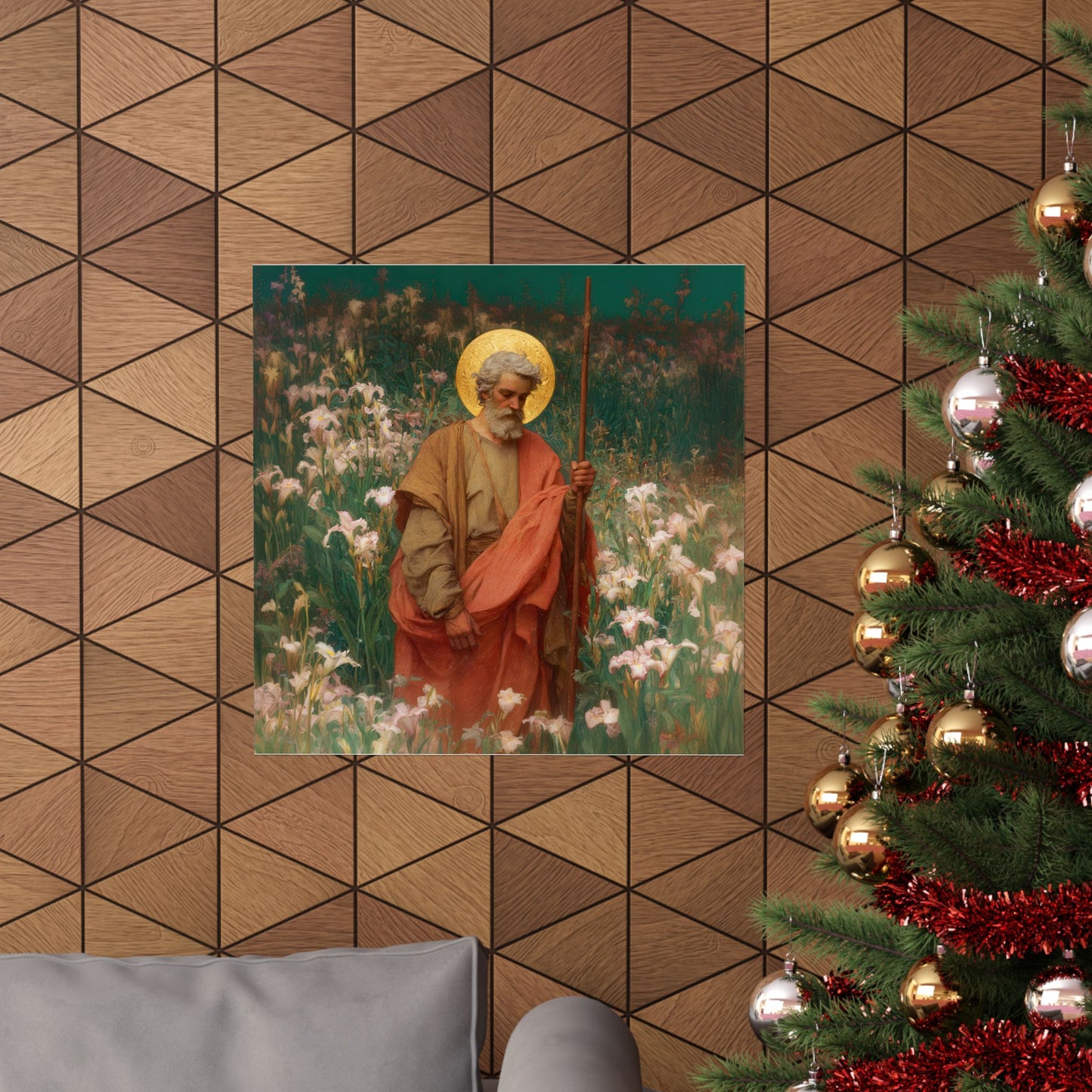 Saint James the Lesser  - Sanctified Souls Print - Multiple Sizes - Premium Posters - Catholic Art - Christian Home Decor Artwork