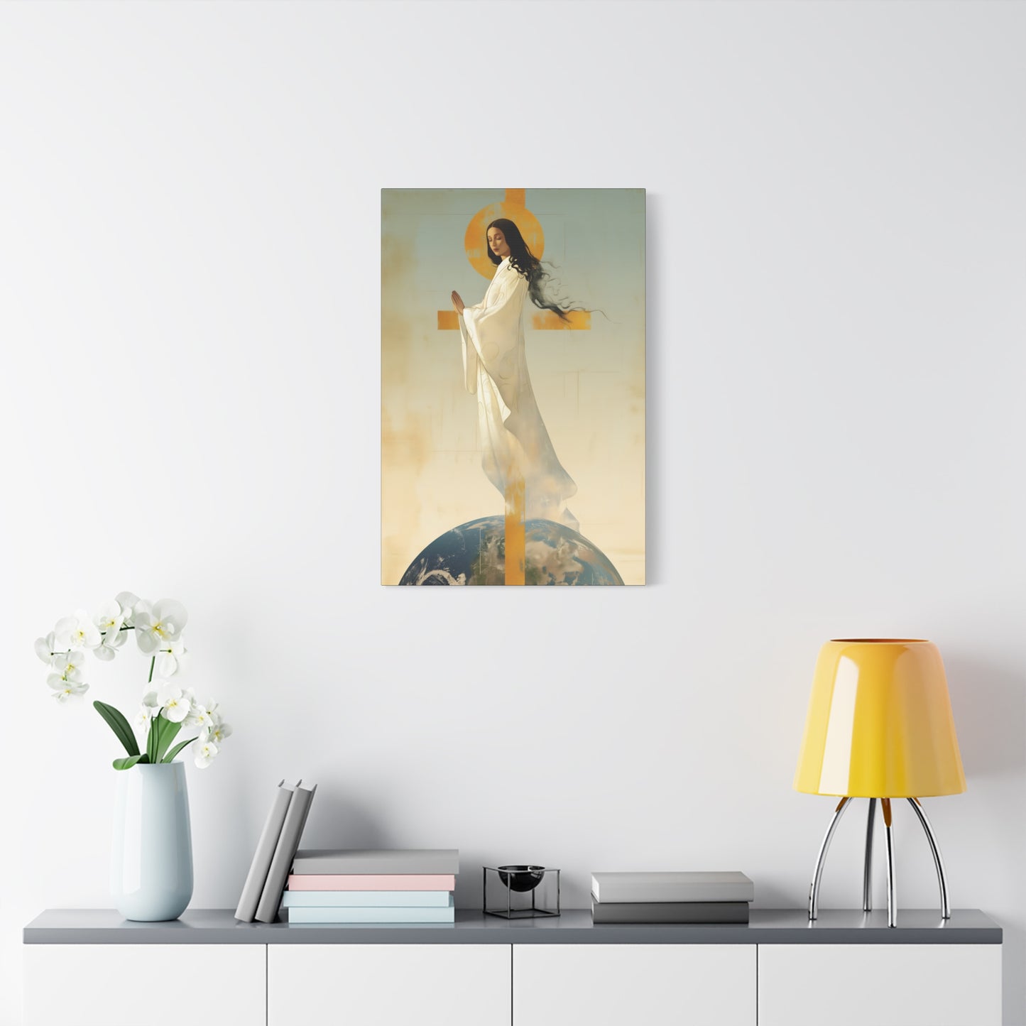 Our Lady of Akita - Mother Mary - Gallery Wrapped Canvas - Print - Religious Art for your Home - Catholic