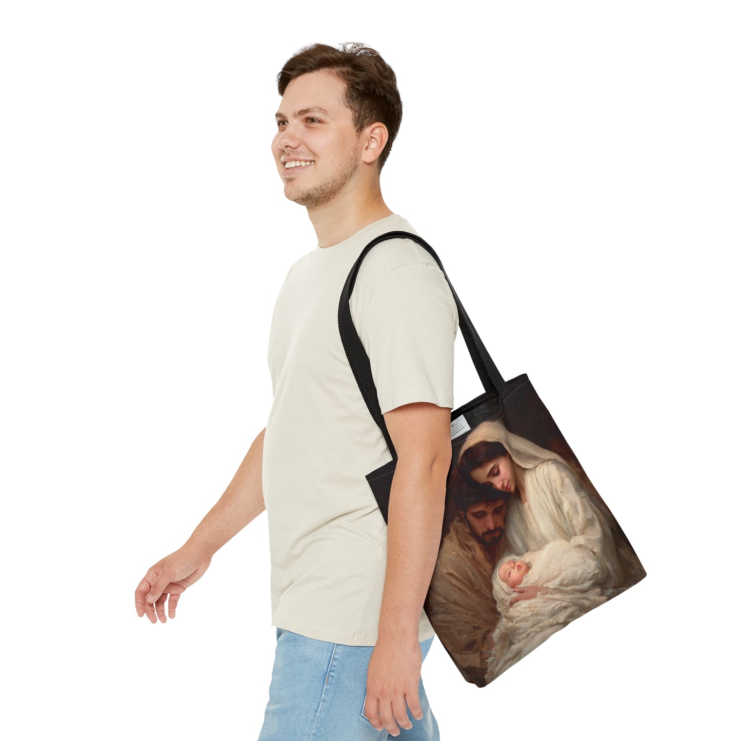 The Quiet Kingdom of the Holy Family - Tote Bag - Large Medium Small Faith Art Bag - Catholic Faith Purse