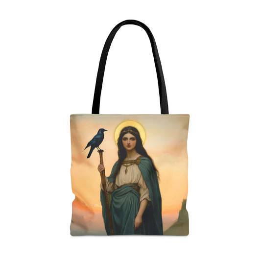 Saint Oda Tote Bag - Large Medium Small Faith Art Bag - Catholic Faith Purse - Religious - Prayer Bag - Devotional Purse