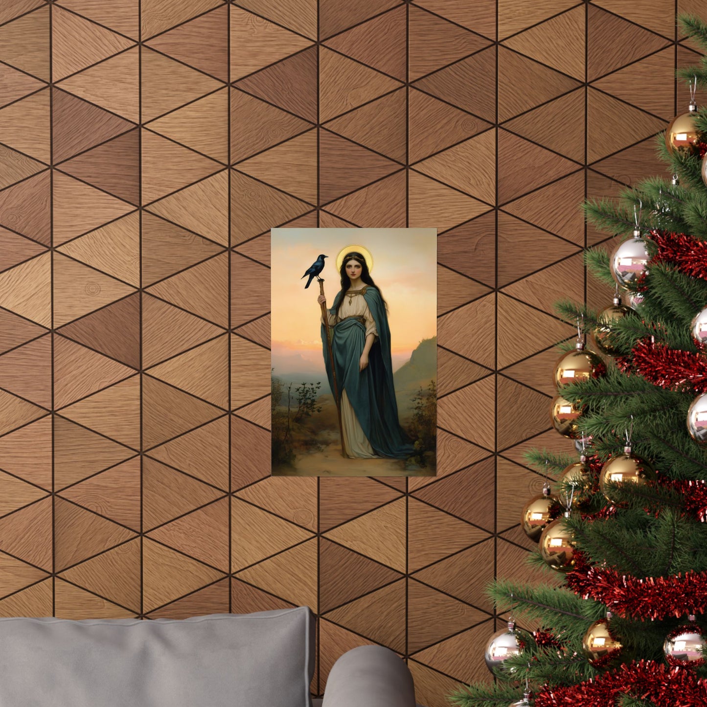 Saint Oda - Sanctified Souls Print - Multiple Sizes - Premium Posters - Catholic Art - Christian Home Decor Artwork