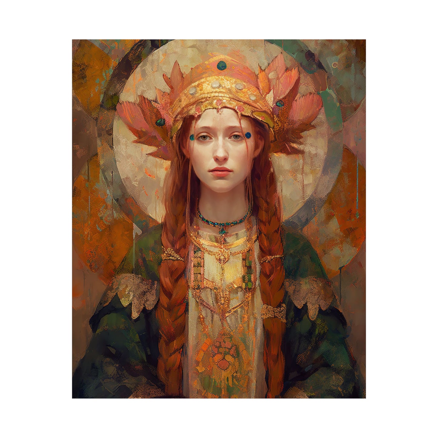 Saint Margaret of Scotland - Sanctified Souls Print - Multiple Sizes - Premium Matte Vertical Posters