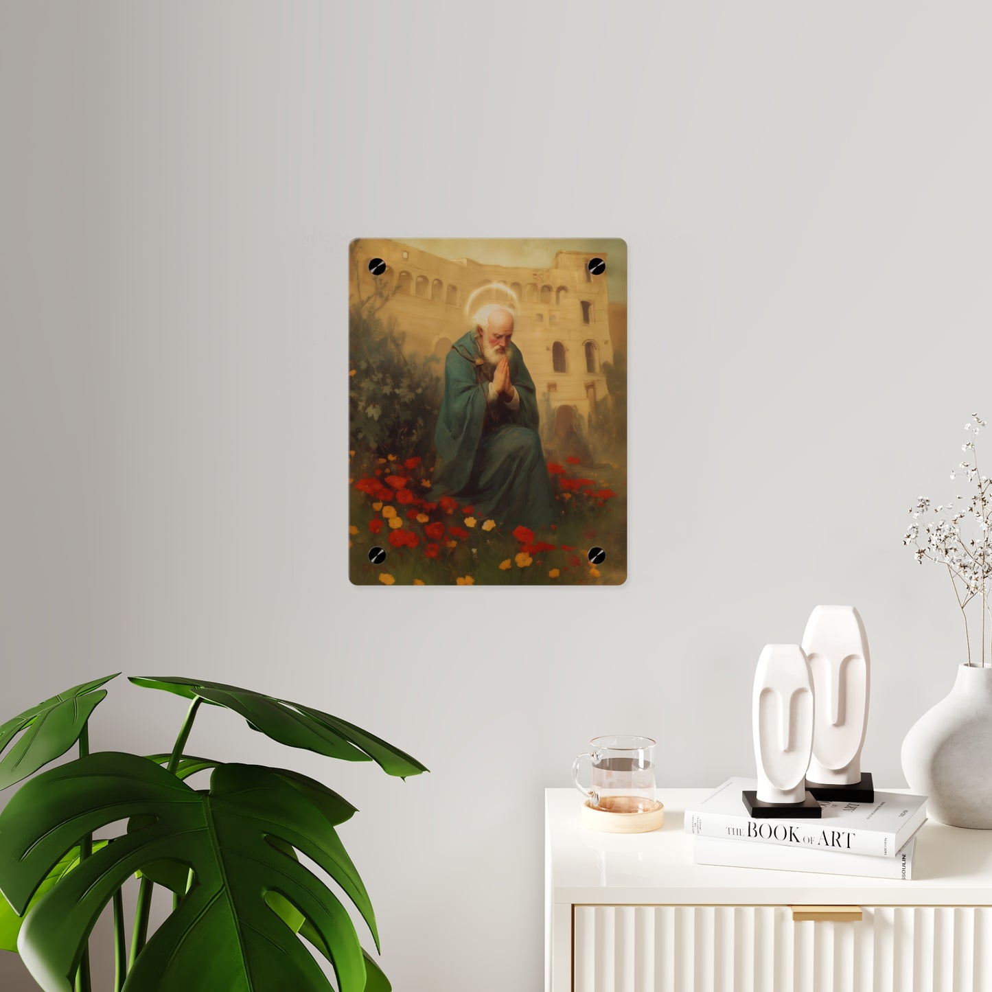 Saint Cyprian Wall Art Panel - Ready to Hang Acrylic Print - Catholic Saint Art - Patron Saint Print - Martyr Art