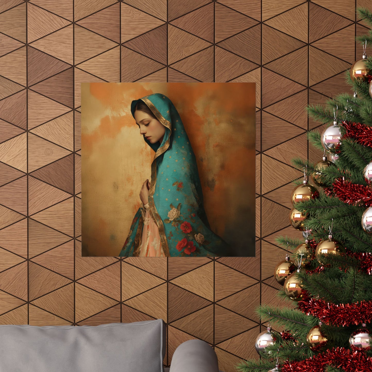 Our Lady of Guadalupe - Sanctified Souls Print - Multiple Sizes - Premium Matte Vertical Posters
