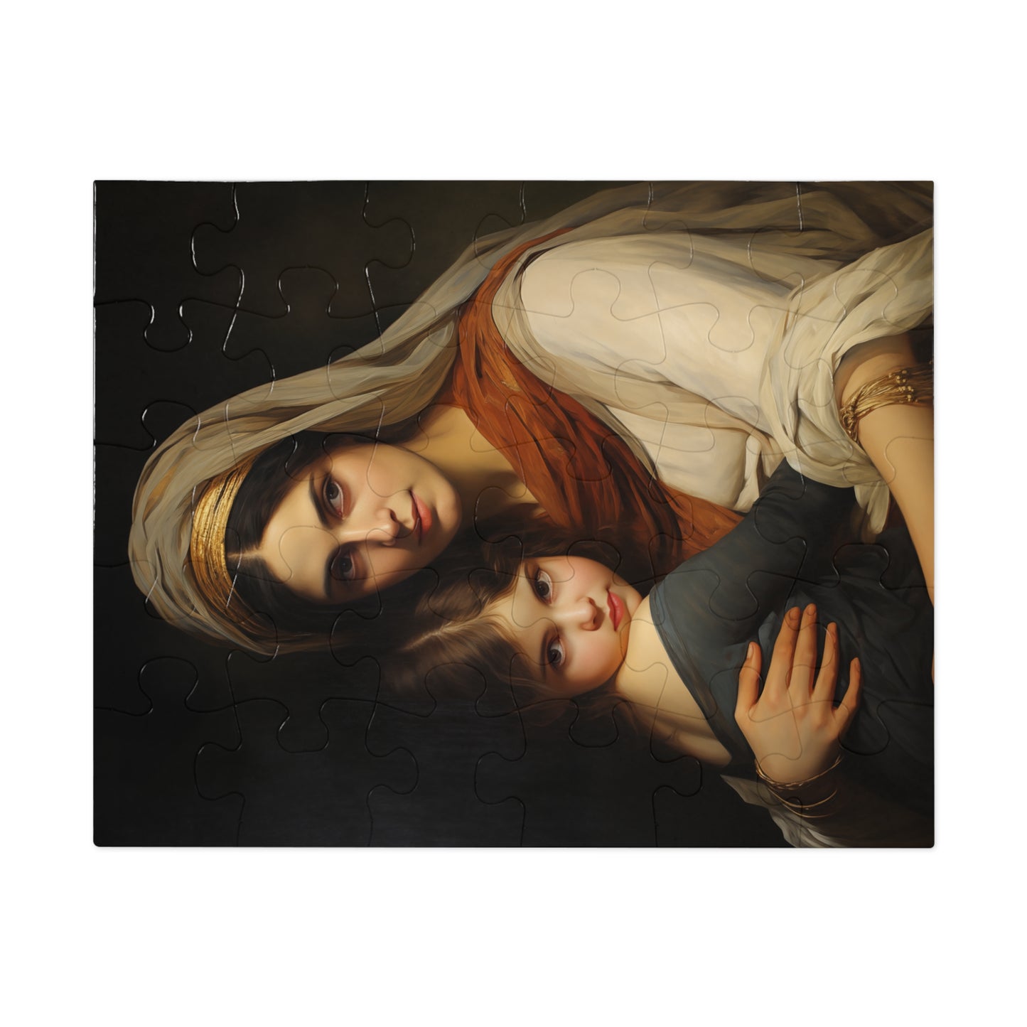 Saint Anne mother to Mary the Blessed Virgin - Puzzle and Keepsake Tin - Jigsaw Puzzle (30, 110, 252, 500,1000-Piece) - Religious Puzzle