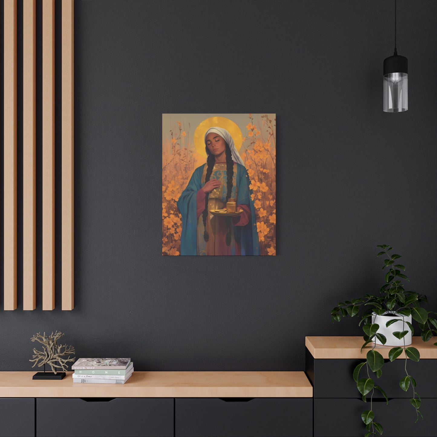 Saint Hermione of Ephesus - Gallery Wrapped Canvas - Print - Religious Art for your Home - Catholic Art Print