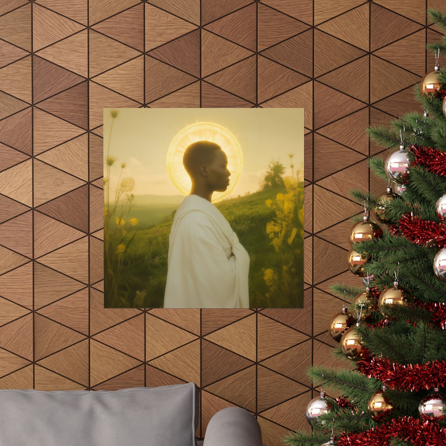 Saint Charles Lwanga- Sanctified Souls Print - Multiple Sizes - Premium Posters - Catholic Art - Christian Home Decor Artwork