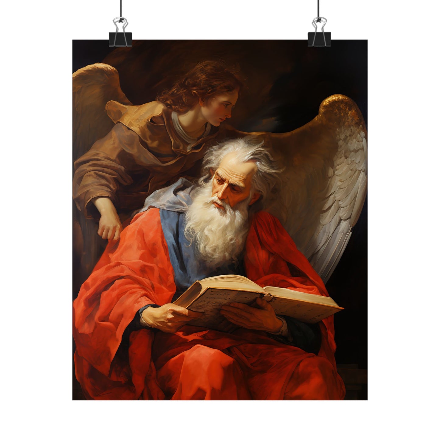 Saint Matthew the Apostle Print - Sanctified Souls Print - Multiple Sizes - Premium Matte Vertical Posters
