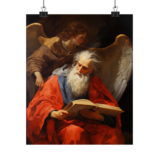 Saint Matthew the Apostle Print - Sanctified Souls Print - Multiple Sizes - Premium Matte Vertical Posters