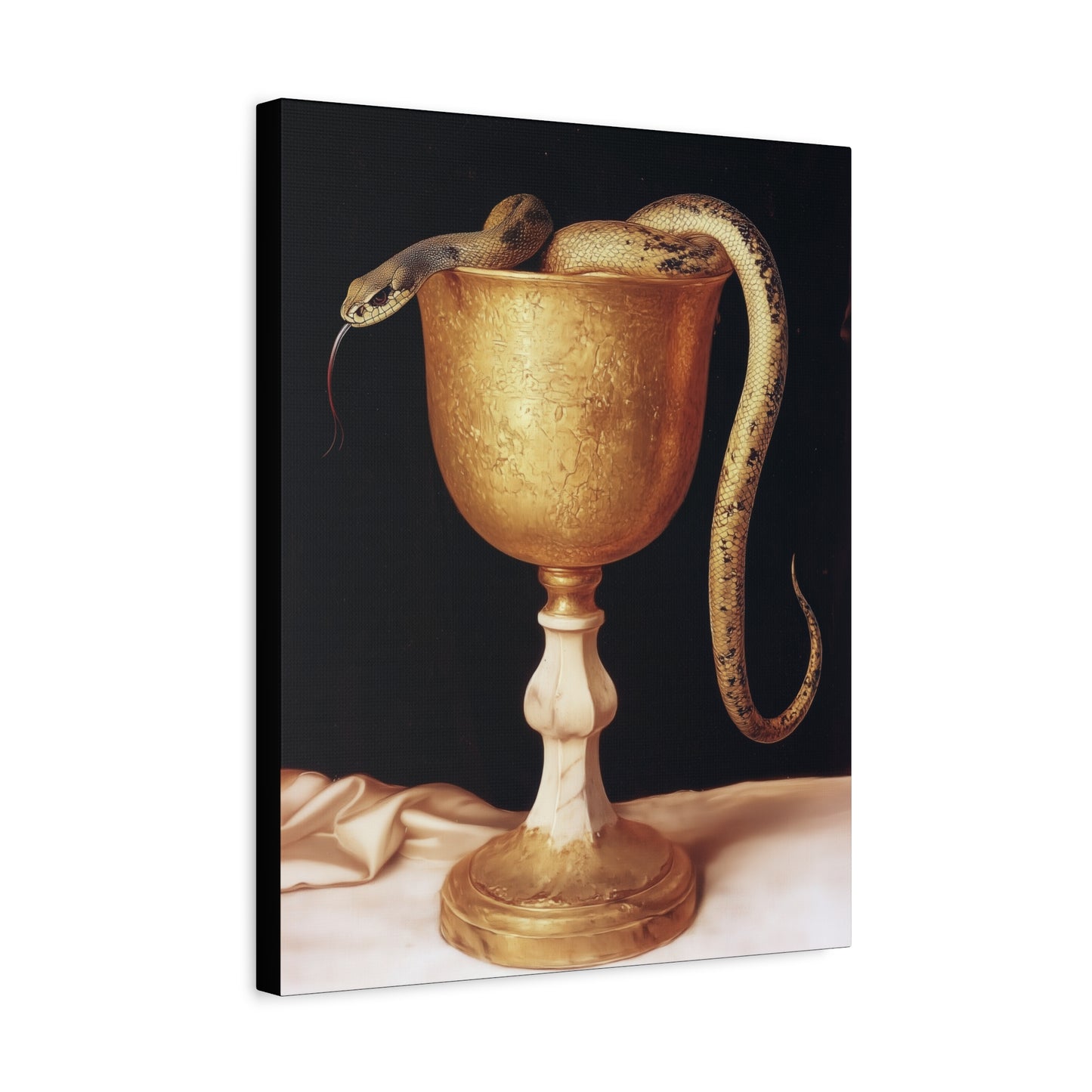 Saint John's Chalice - Gallery Wrapped Canvas - Print - Religious Art for your Home - Catholic