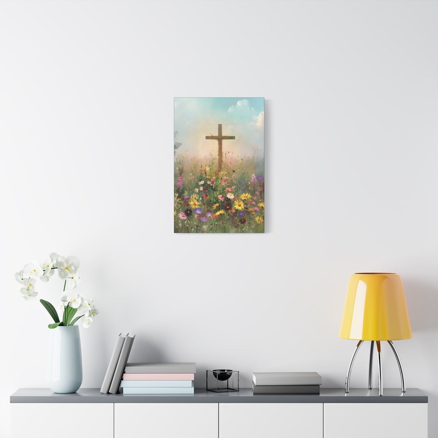 The Cross That Called the Earth to Life - Gallery Wrapped Canvas - Print - Religious Art for your Home - Catholic