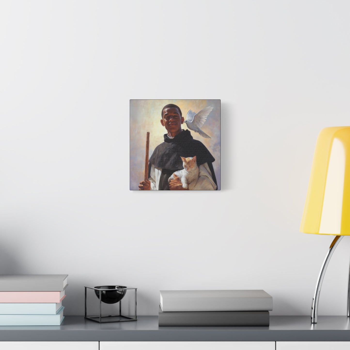 Saint Martin de Porres - Gallery Wrapped Canvas - Print - Religious Art for your Home - Catholic Art