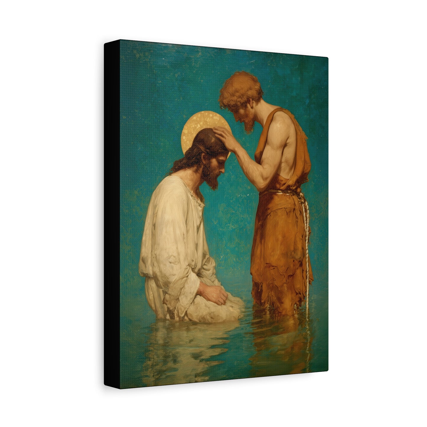 Saint John the Baptist, The Prophet and the Promise - Museum Wrapped Canvas - Print - Religious Art for your Home - Christian print