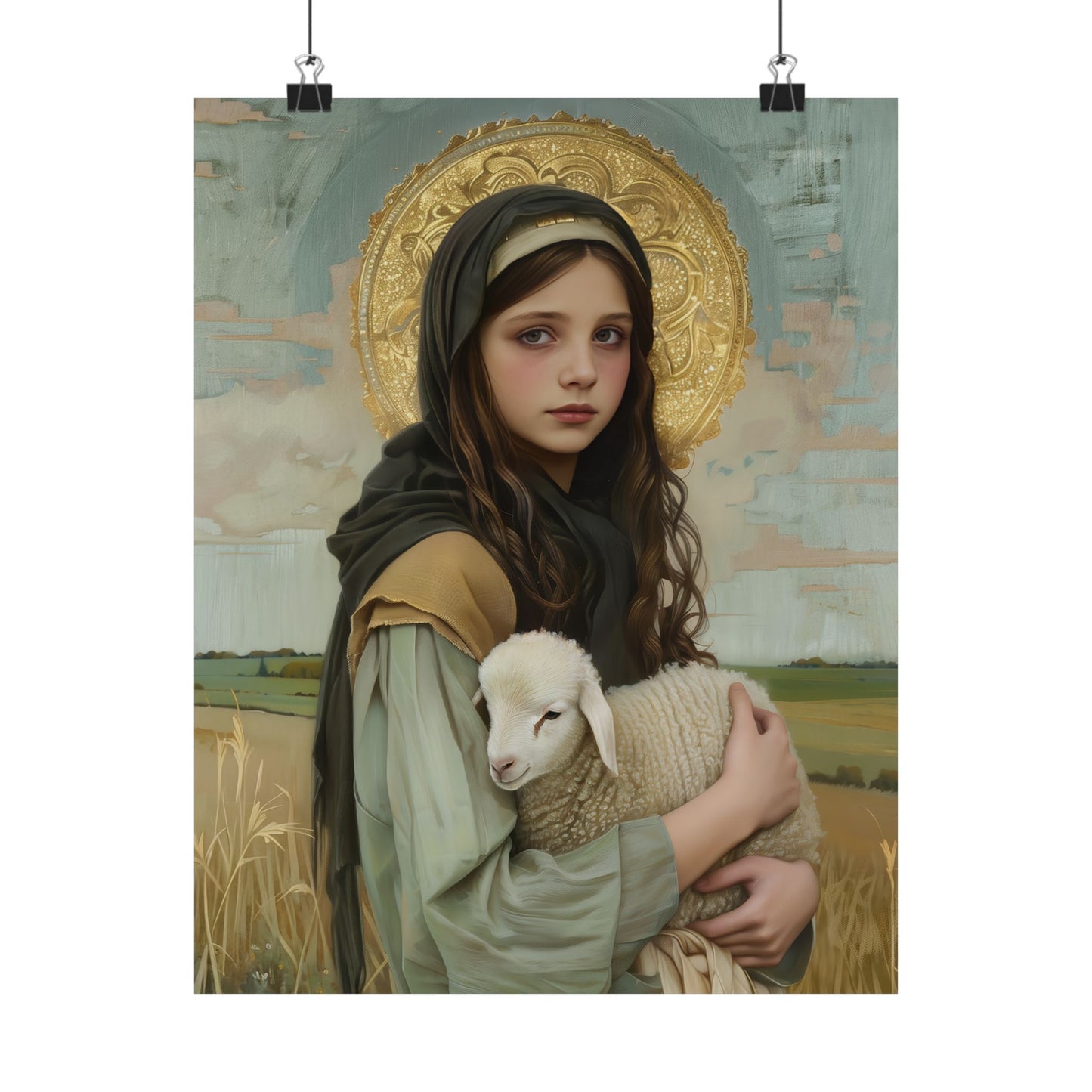 Saint Belina - Multiple Sizes - Premium Matte Vertical Posters - Catholic Art - Religious Poster - Catholic Saint Art - Multiple Sizes
