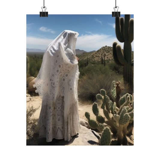Saint Amma Sarah of the Desert Print - Sanctified Souls Print - Multiple Sizes - Premium Matte Vertical Posters - Desert Mothers Series