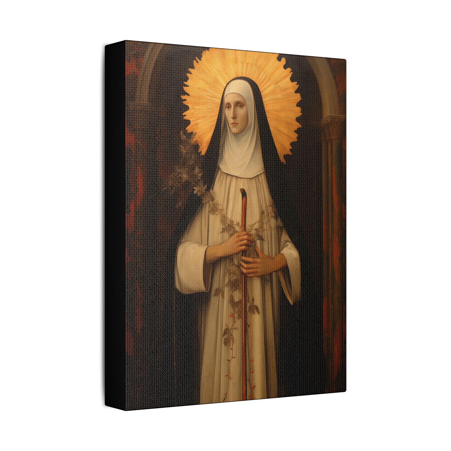 Saint Margaret of Castello - Museum Wrapped Canvas - Sanctified Souls Print - Religious Art for your Home - Blessed Margaret of Castello